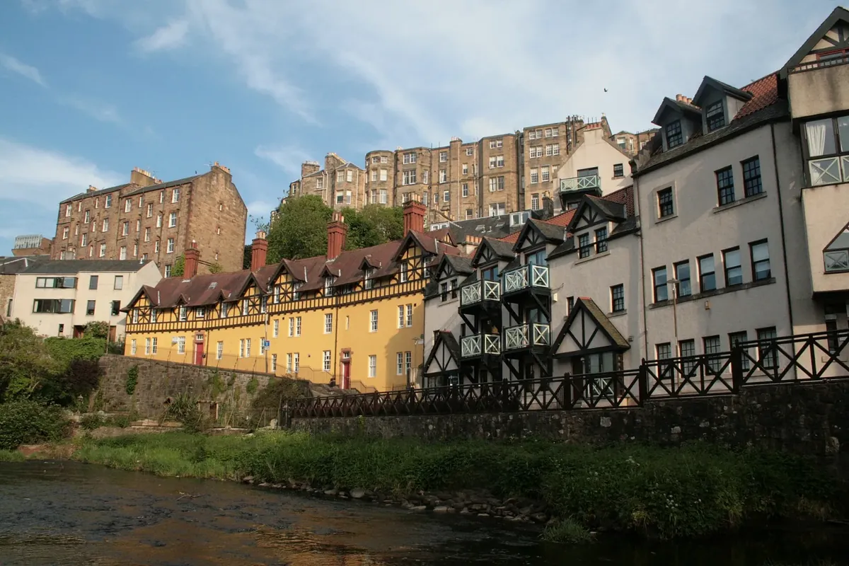 the Water of Leith at Dean Village, Edinburgh