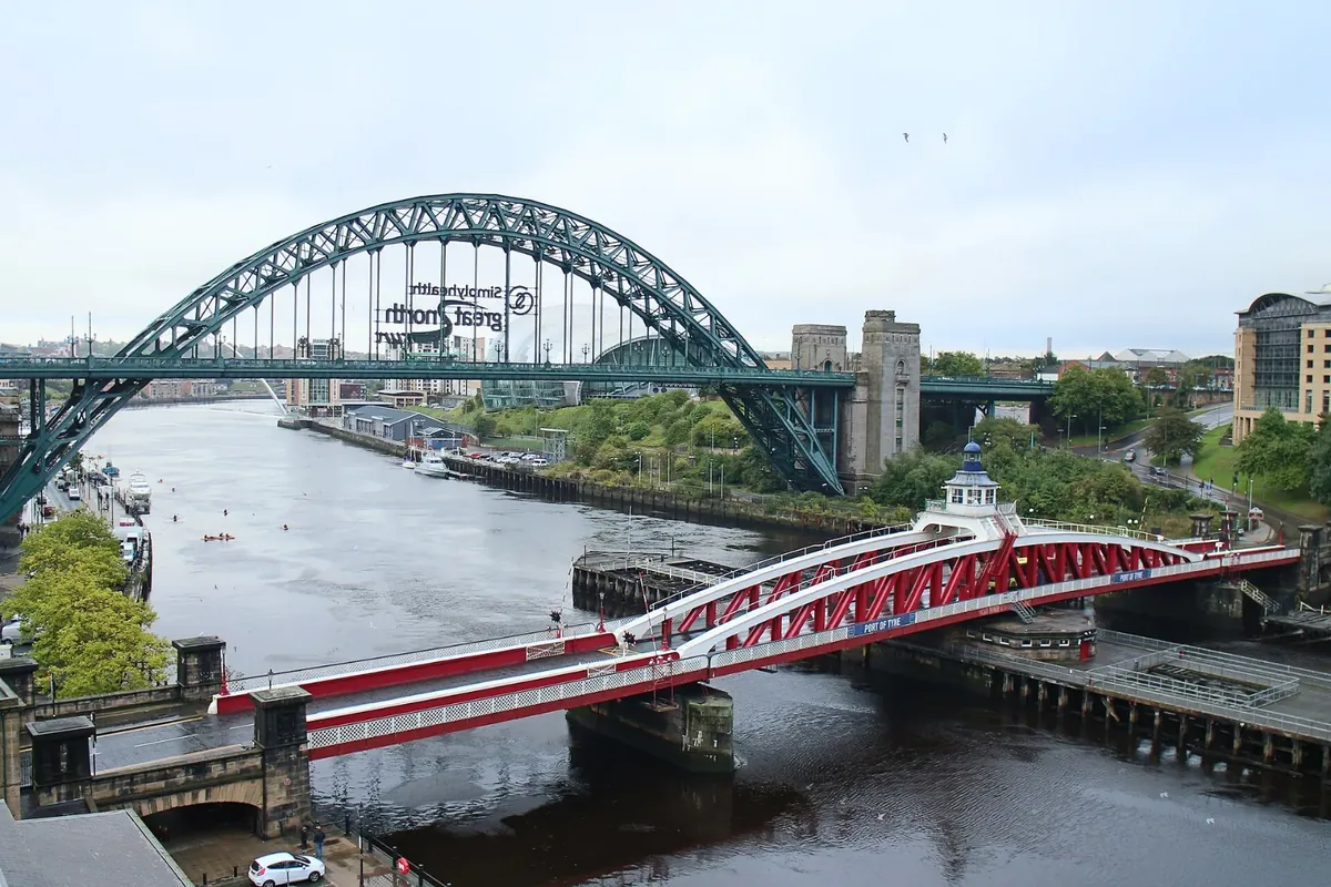 the Tyne Bridge, Newcastle